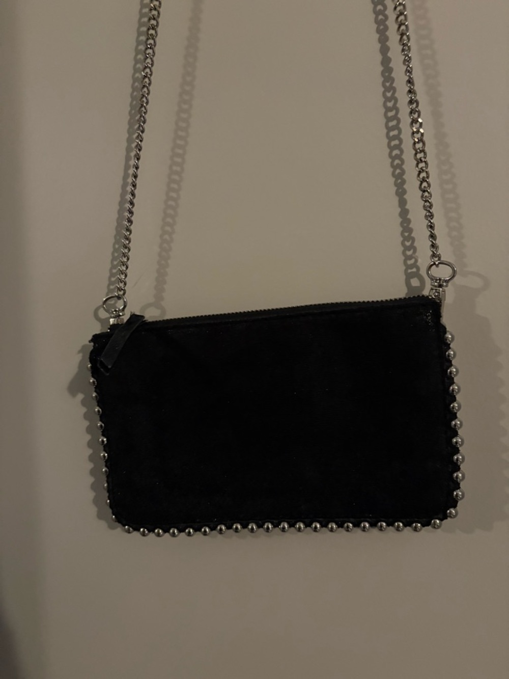 Zara Black Studded Crossbody Bag/ Clutch, worn few times, perfect condition - Picture 2 of 4